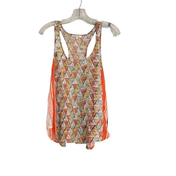 Ella‎ Moss Nordstrom Floral Tank Top Boho Racerback Sleeveless Blouse Small - Picture 4 of 10
